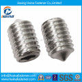 Stainless steel cone point hex scoket set screw